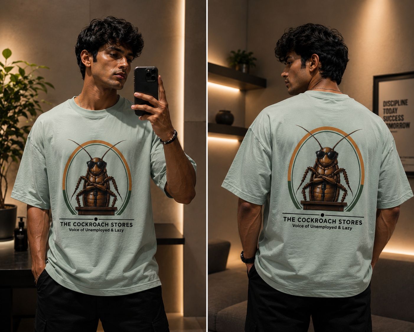 Gaslight Green - Official CJP "Voice of the Unemployed & Lazy" Oversized Tee